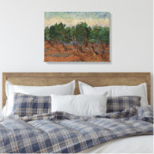 Vincent van Gogh - Olive Grove Canvas Afdruk (Insitu (Slaapkamer))