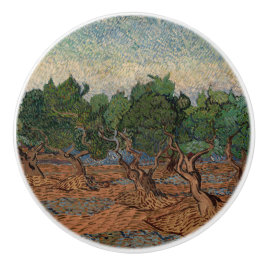 Vincent van Gogh - Olive Grove Keramische Knop
