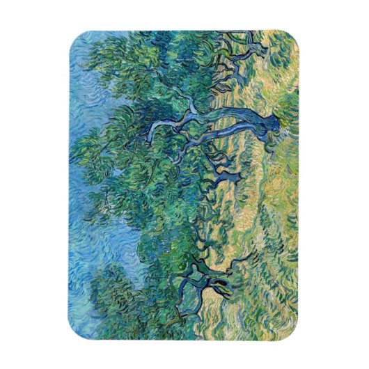 Vincent van Gogh - Olive Grove Magneet (Verticaal)