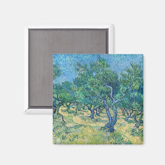 Vincent van Gogh - Olive Grove Magneet (Voorkant / Achterkant)
