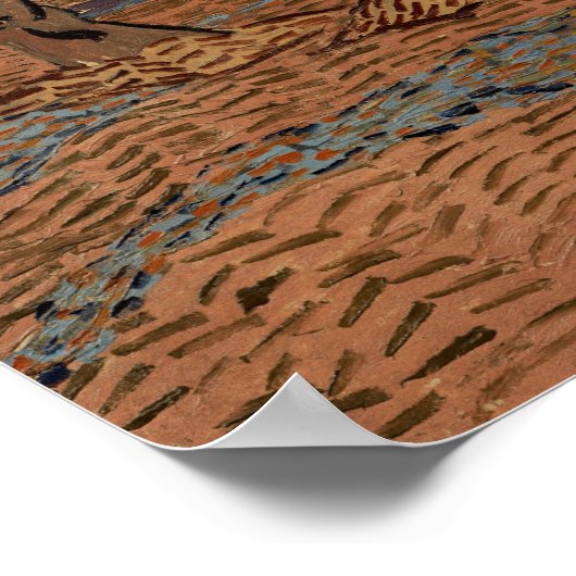 Vincent van Gogh - Olive Grove Poster (Hoek)