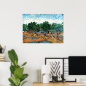 Vincent van Gogh - Olive Grove Poster (Thuiskantoor)