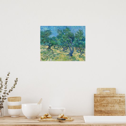 Vincent van Gogh - Olive Grove Poster (Keuken)