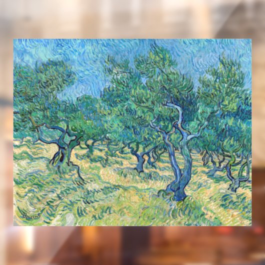 Vincent van Gogh - Olive Grove Raamsticker (Vel 2)