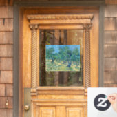 Vincent van Gogh - Olive Grove Raamsticker (Huis Deur)