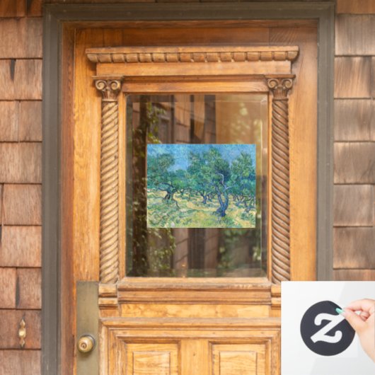Vincent van Gogh - Olive Grove Raamsticker (Huis Deur)