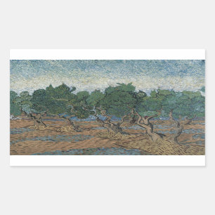 Vincent van Gogh - Olive Grove Rechthoekige Sticker