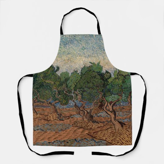 Vincent van Gogh - Olive Grove Schort (Voorkant)