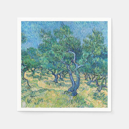Vincent van Gogh - Olive Grove Servet (Voorkant)