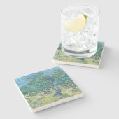 Vincent van Gogh - Olive Grove Stenen Onderzetter (Zijkant)