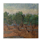 Vincent van Gogh - Olive Grove Tegeltje (Voorkant)