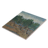 Vincent van Gogh - Olive Grove Tegeltje (Zijkant)