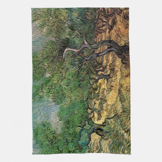 Vincent van Gogh - Olive Grove Theedoek (Verticaal)