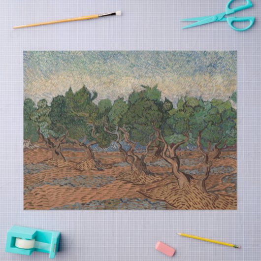Vincent van Gogh - Olive Grove Tissuepapier (Craft)