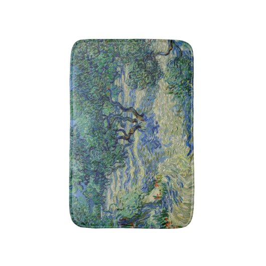 Vincent van Gogh - Olive Orchard Badmat (Voorkant Verticaal)