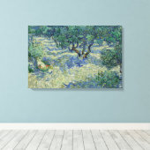 Vincent van Gogh - Olive Orchard Canvas Afdruk (Insitu (Houten vloer))