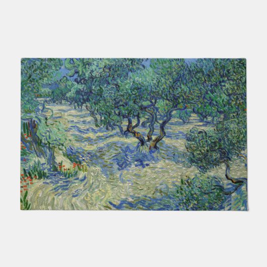 Vincent van Gogh - Olive Orchard Deurmat (Voorkant)