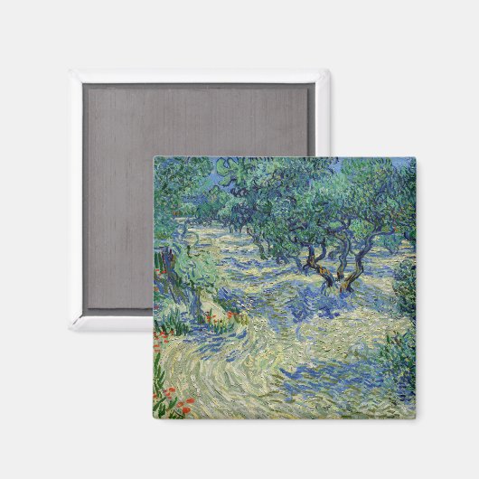 Vincent van Gogh - Olive Orchard Magneet (Voorkant / Achterkant)
