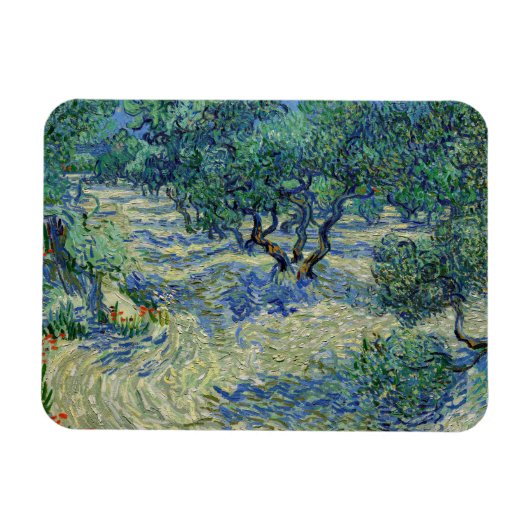 Vincent van Gogh - Olive Orchard Magneet (Horizontaal)