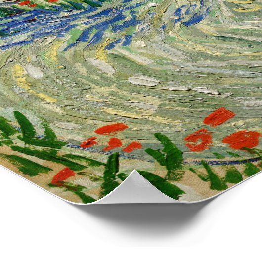 Vincent van Gogh - Olive Orchard Poster (Hoek)