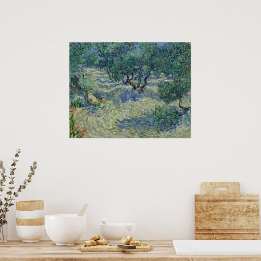 Vincent van Gogh - Olive Orchard Poster (Keuken)