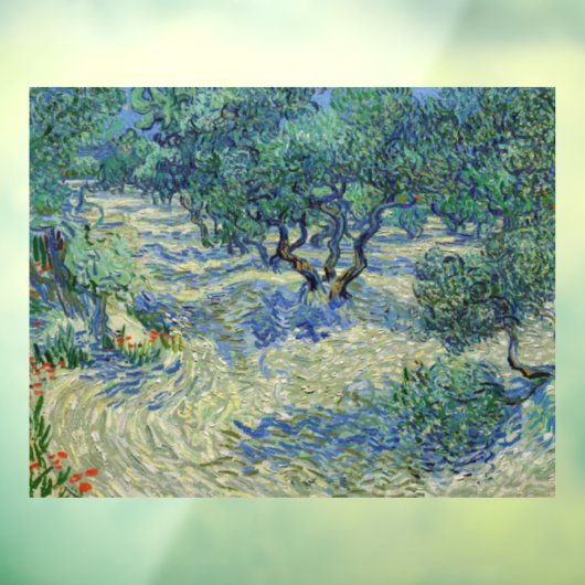 Vincent van Gogh - Olive Orchard Raamsticker (Vel 3)