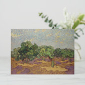 Vincent van Gogh - Olive Trees Bedankkaart (Staand voorkant)