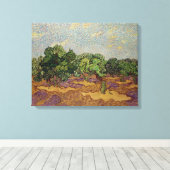 Vincent van Gogh - Olive Trees Canvas Afdruk (Insitu (Houten vloer))