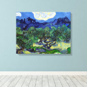 Vincent van Gogh Olive Trees Canvas Afdruk (Insitu (Houten vloer))