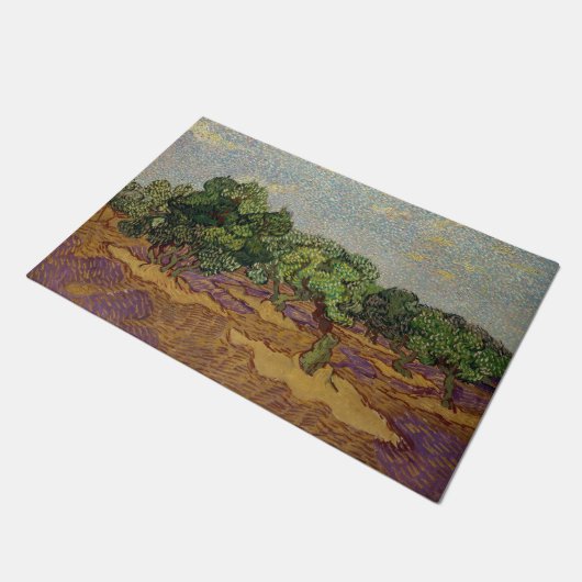 Vincent van Gogh - Olive Trees Deurmat (Schuin)