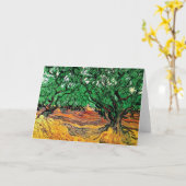 Vincent Van Gogh - Olive Trees Fine Art Kaart (Gele Bloem)