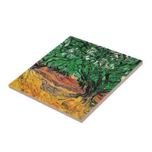Vincent Van Gogh - Olive Trees Fine Art Tegeltje (Zijkant)