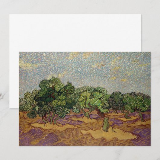Vincent van Gogh - Olive Trees Kaart (Voorkant / Achterkant)