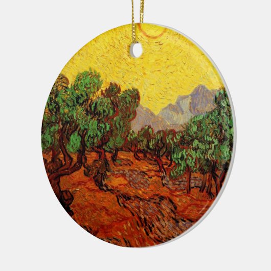 Vincent van Gogh Olive Trees Keramisch Ornament (Links)