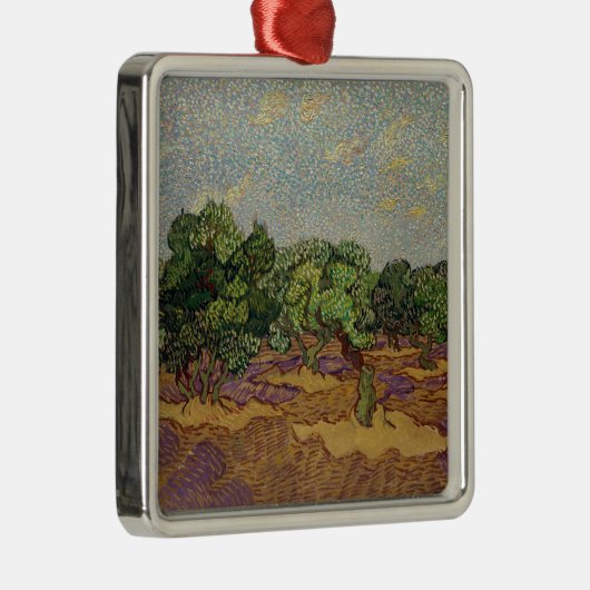 Vincent van Gogh - Olive Trees Metalen Ornament (Rechts)