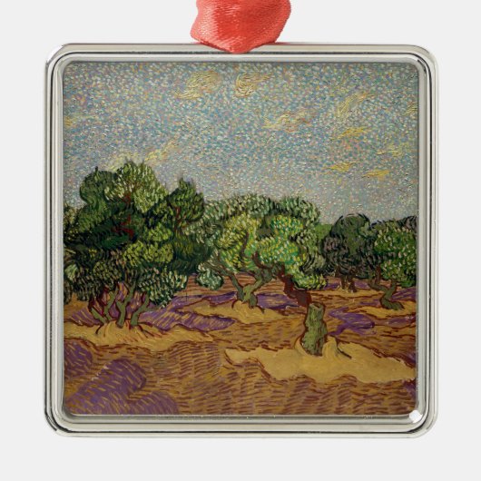 Vincent van Gogh - Olive Trees Metalen Ornament (Voorkant)