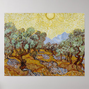 Vincent van Gogh - Olive Trees Poster