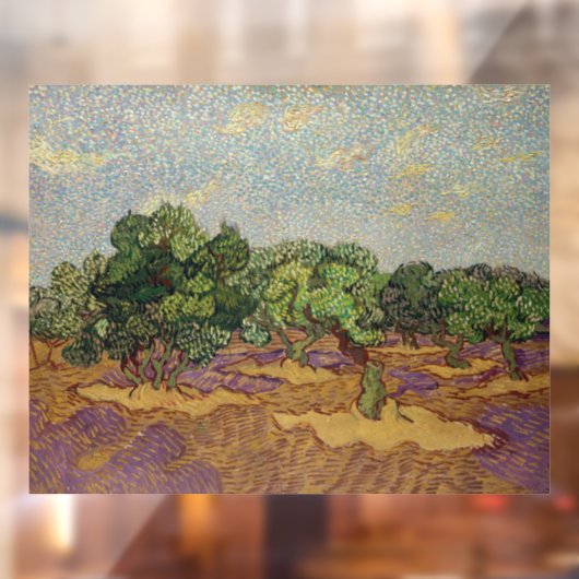 Vincent van Gogh - Olive Trees Raamsticker (Vel 2)
