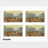 Vincent van Gogh - Olive Trees Rechthoekige Sticker (Vel)