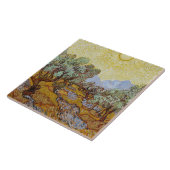 Vincent van Gogh - Olive Trees Tegeltje (Zijkant)