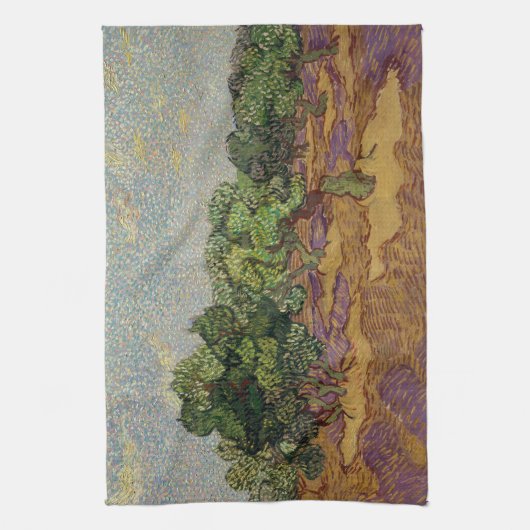 Vincent van Gogh - Olive Trees Theedoek (Verticaal)