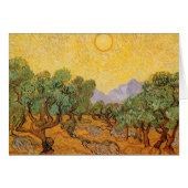 Vincent van Gogh - Olive Trees, Yellow Sky en Sun (Voorkant Horizontaal)