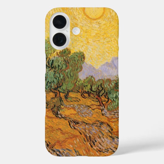 Vincent van Gogh - Olive Trees, Yellow Sky en Sun Case-Mate iPhone Case (Achterkant)