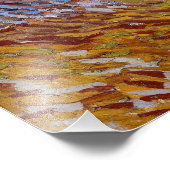 Vincent van Gogh - Olive Trees, Yellow Sky en Sun Foto Afdruk (Hoek)