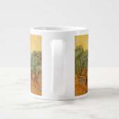 Vincent van Gogh - Olive Trees, Yellow Sky en Sun Grote Koffiekop (Achterkant)