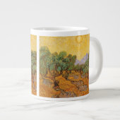 Vincent van Gogh - Olive Trees, Yellow Sky en Sun Grote Koffiekop (Voorkant rechts)