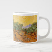 Vincent van Gogh - Olive Trees, Yellow Sky en Sun Grote Koffiekop (Rechts)