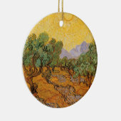 Vincent van Gogh - Olive Trees, Yellow Sky en Sun Keramisch Ornament (Rechts)