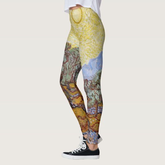 Vincent van Gogh - Olive Trees, Yellow Sky en Sun Leggings (Links)