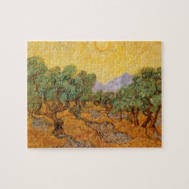 Vincent van Gogh - Olive Trees, Yellow Sky en Sun Legpuzzel